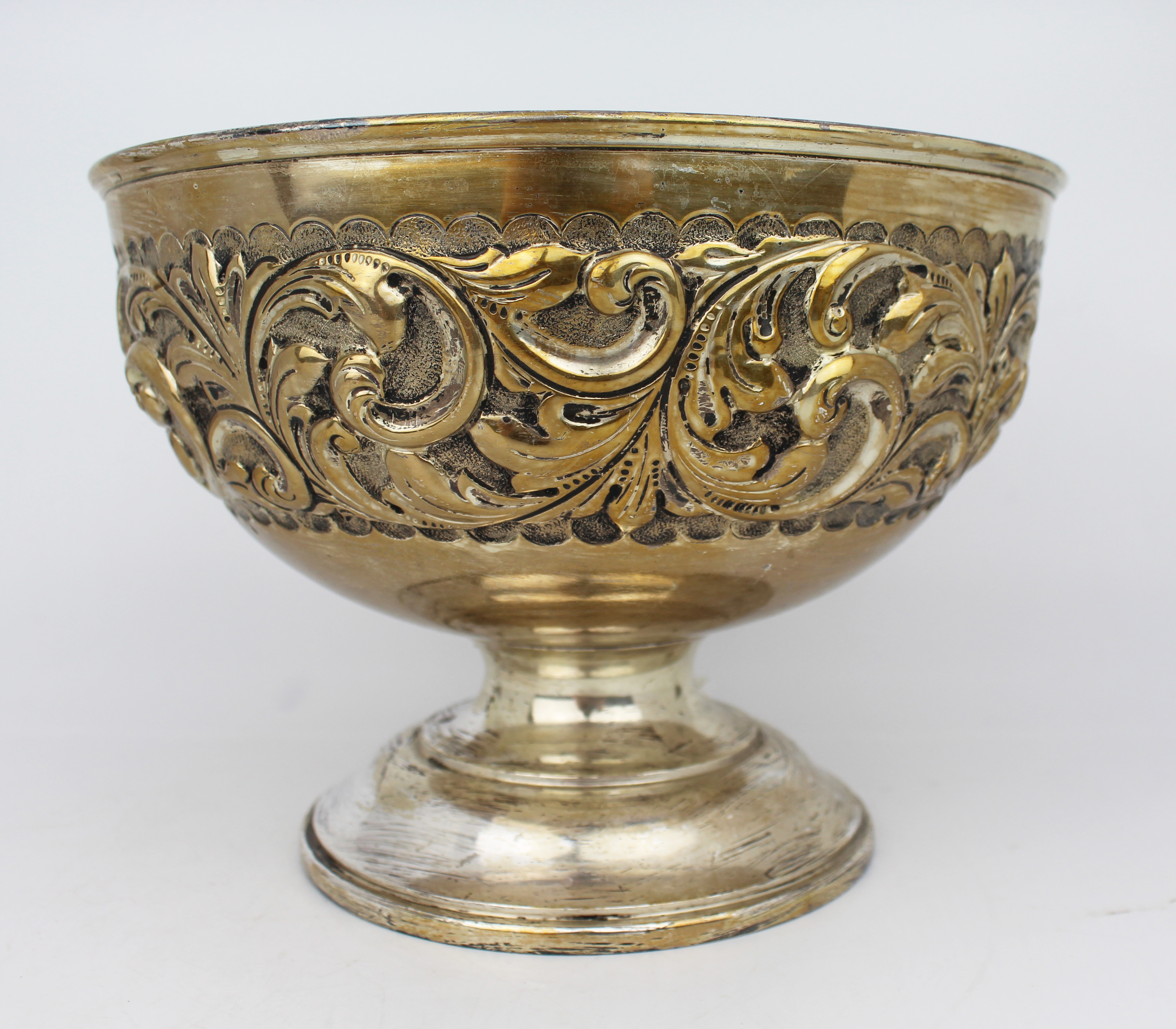 Edwardian Solid Silver Bowl London 1901 - Image 4 of 5