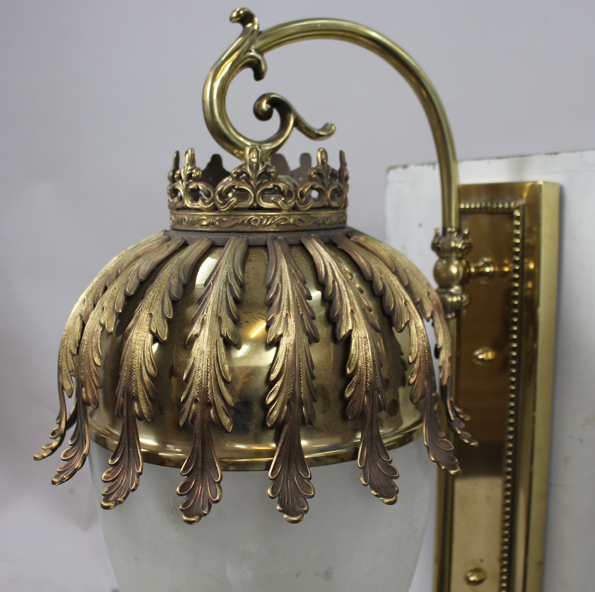 Pair of Fine Impressive Antique Brass Lanterns - Image 6 of 8