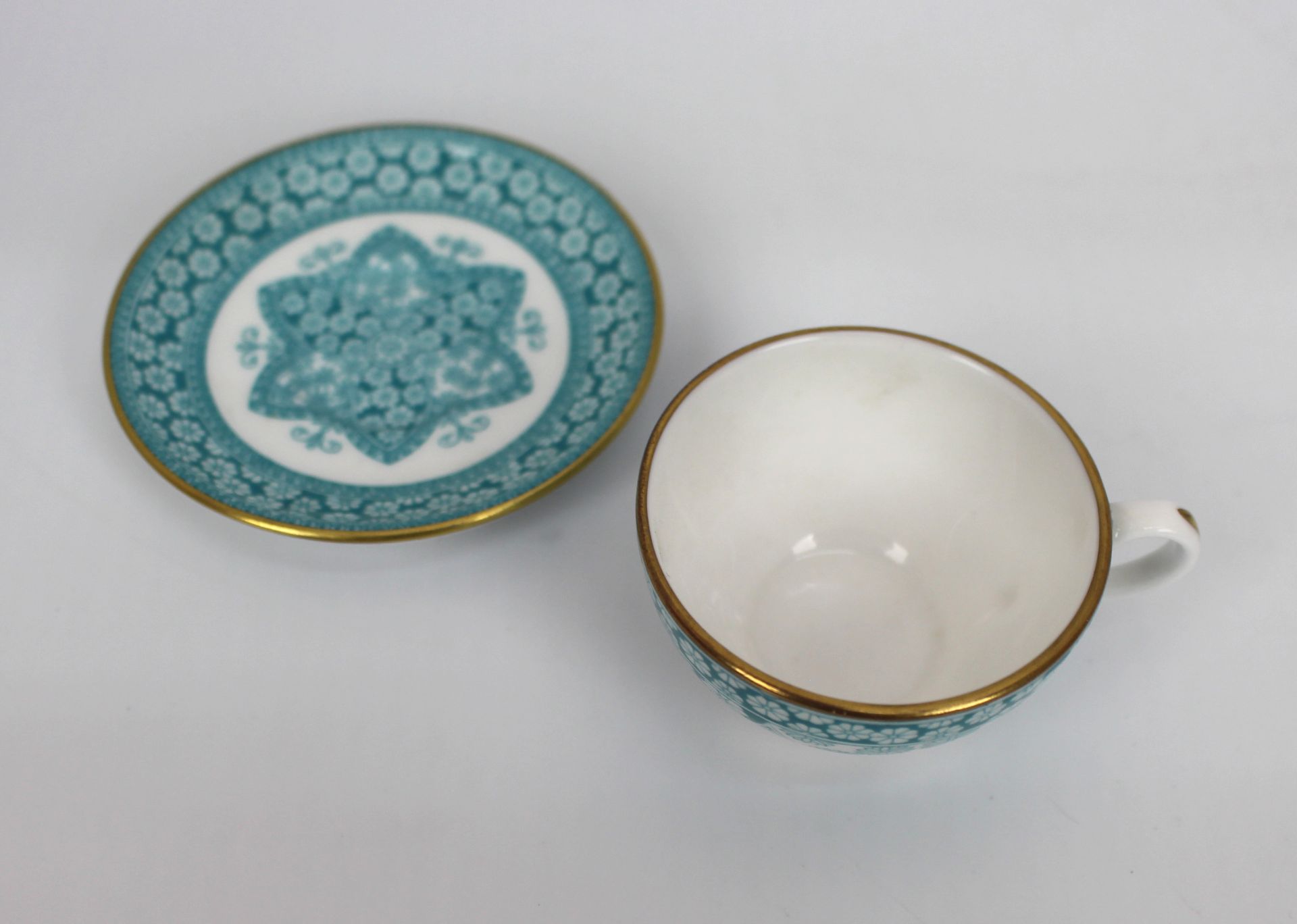 Collection of 3 Cups & Saucers Spode Royal Worcester - Image 4 of 10