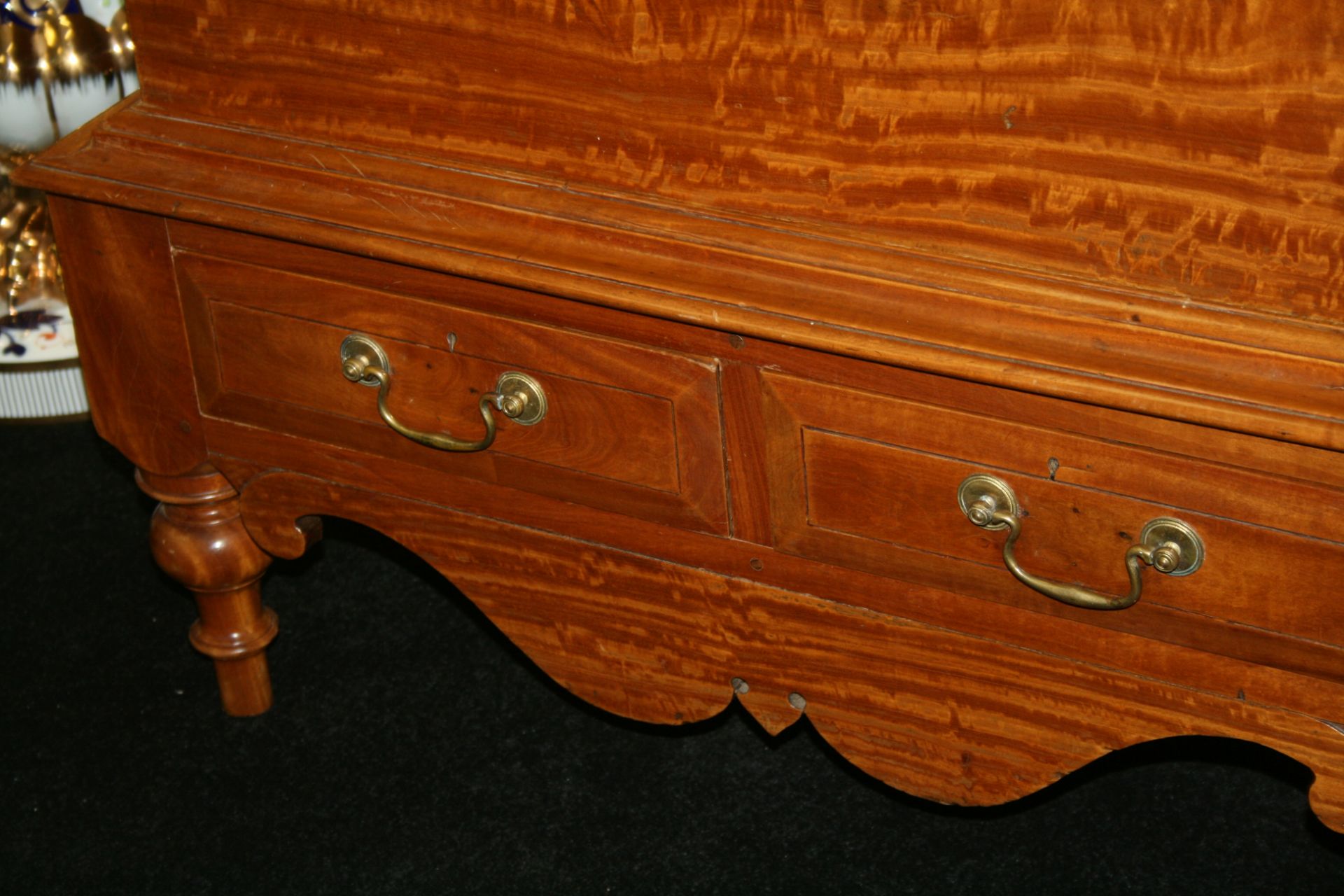 George IV Solid Satinwood Silver Chest on Stand - Image 5 of 10