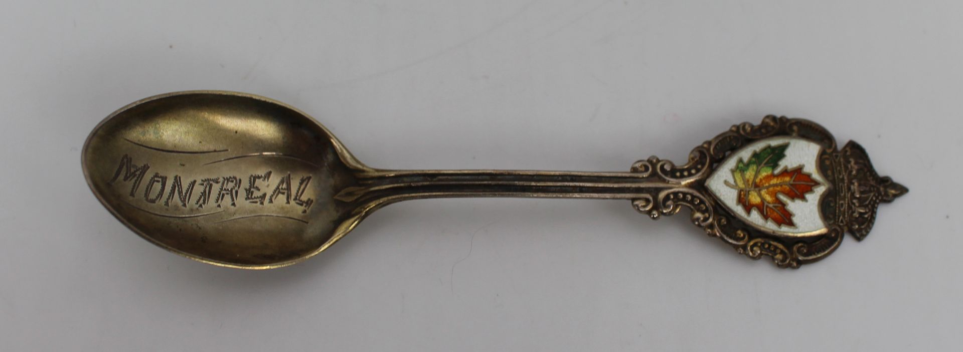 Cased Morris Michaels Enamel Silver Spoons - Image 3 of 5