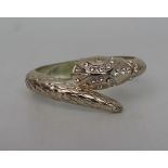 Vintage Snake Form Levered Bangle