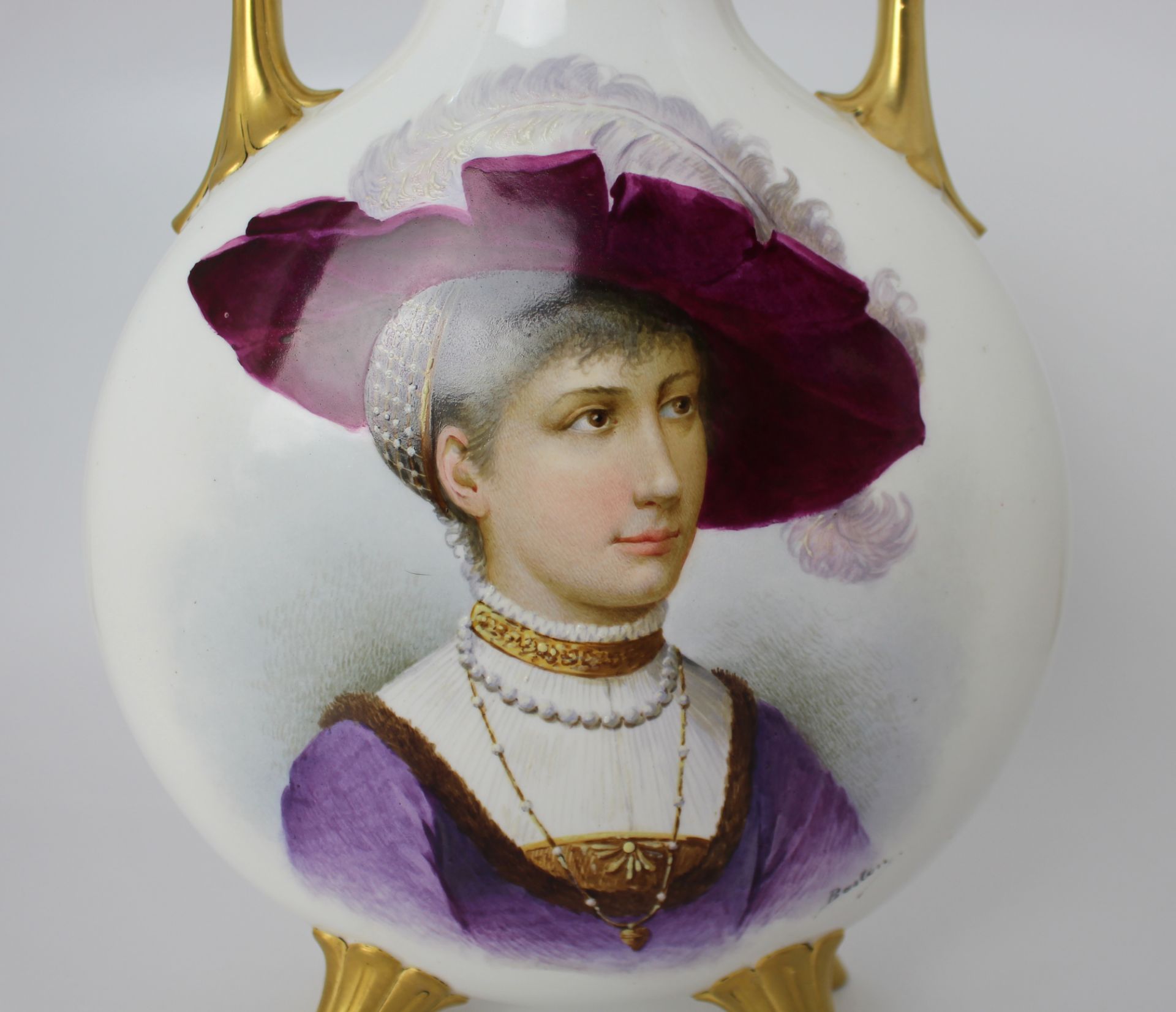 Fine Victorian Minton Moon Flask c.1890 - Image 4 of 10