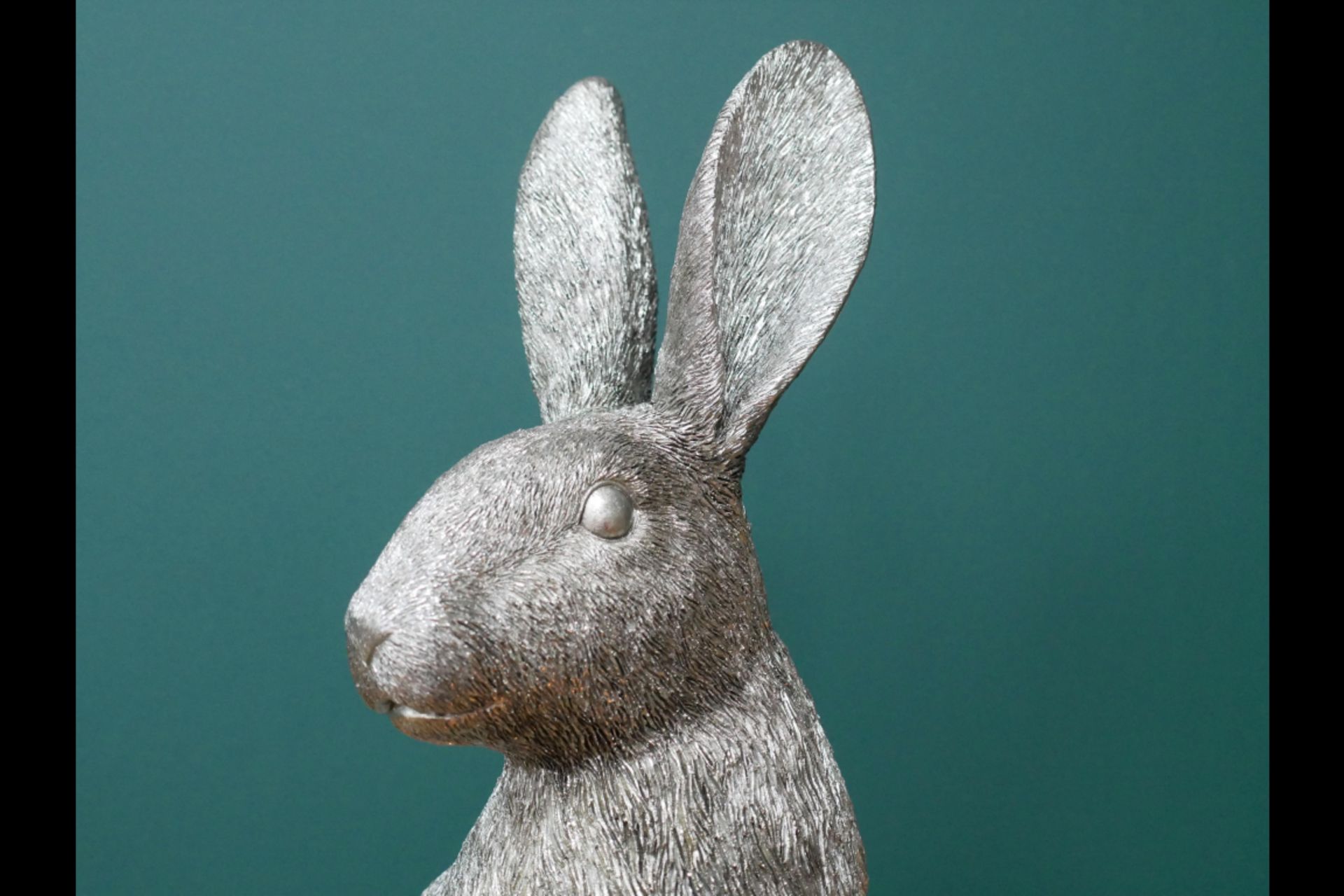 Large Silver Hare Ornament - Image 6 of 6