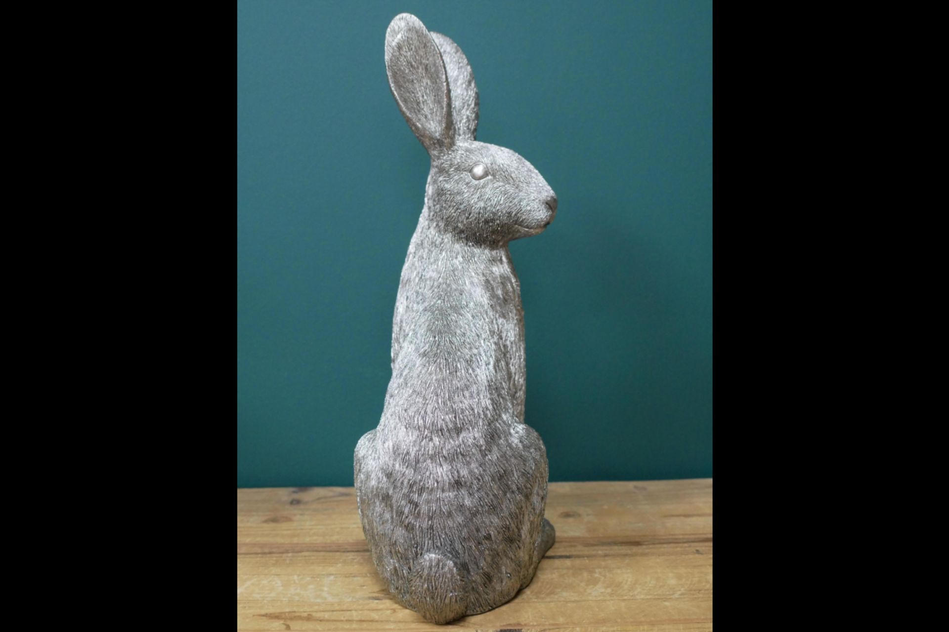 Large Silver Hare Ornament - Image 4 of 6