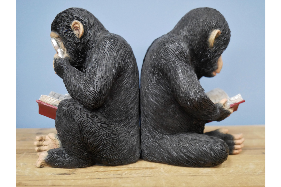 1x Monkey Bookends - Image 3 of 4