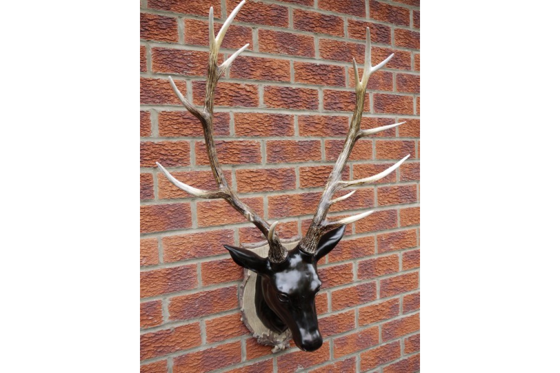 Extra Large Stag Head Wall Decoration - Image 3 of 7