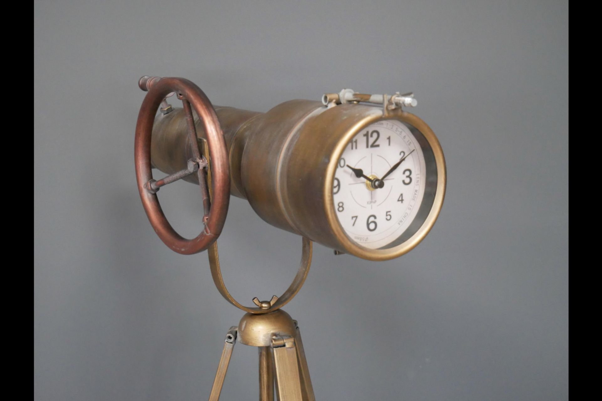 Antique Style Telescope Clock - Image 3 of 6