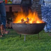 Large Cast Iron Fire Pit