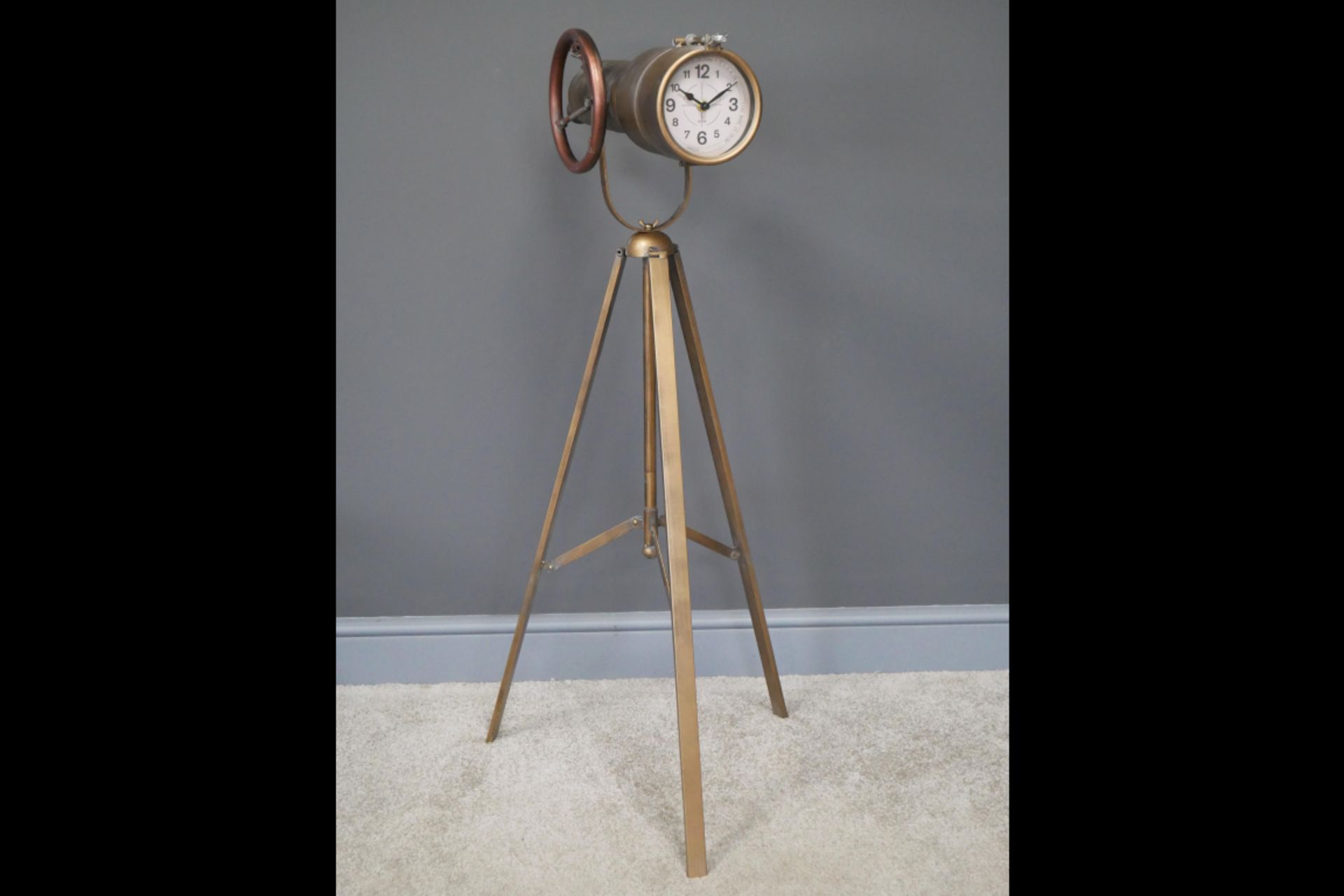 Antique Style Telescope Clock - Image 4 of 6