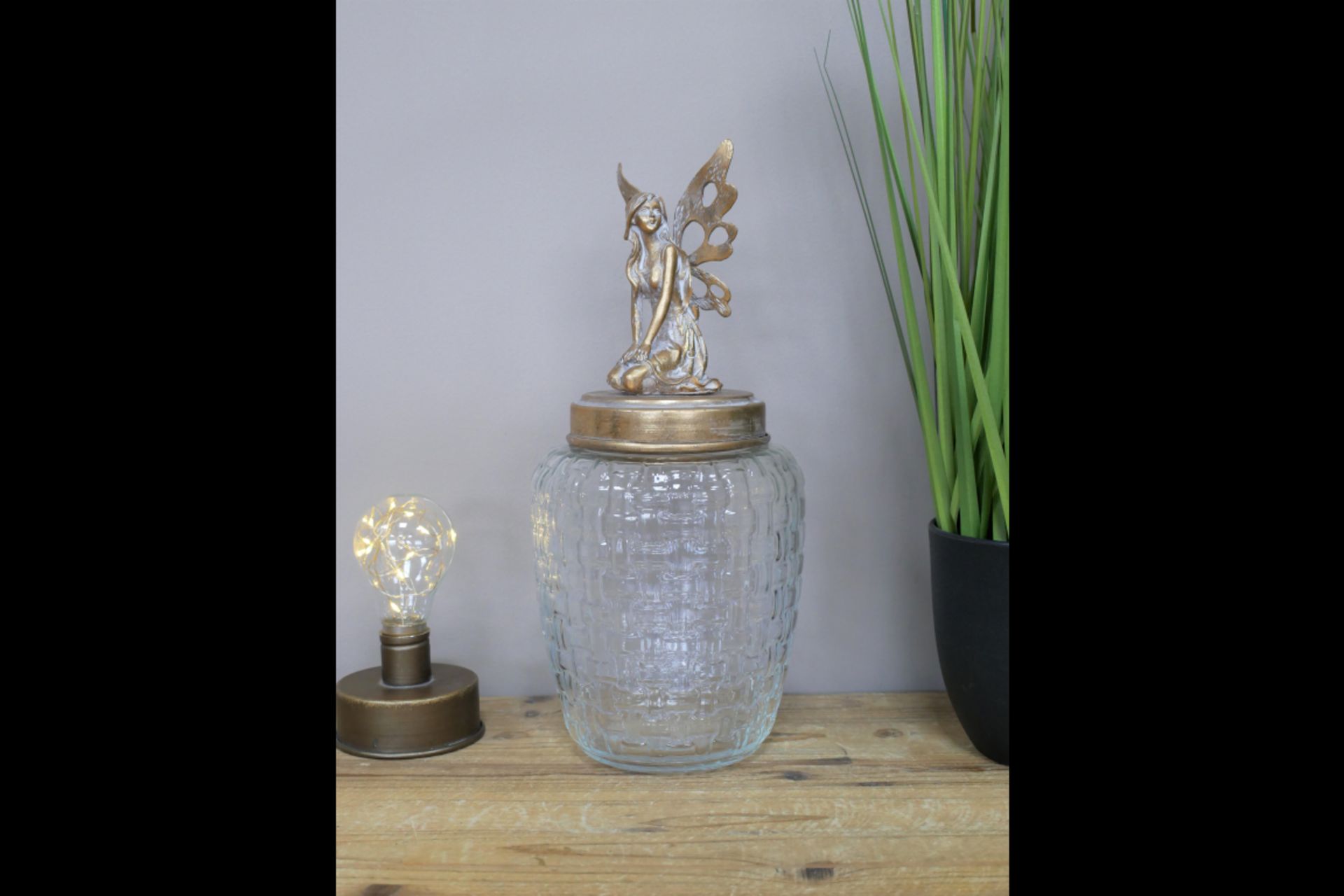 2x Gazing Fairy Glass Jar/Storage Container - Image 7 of 7