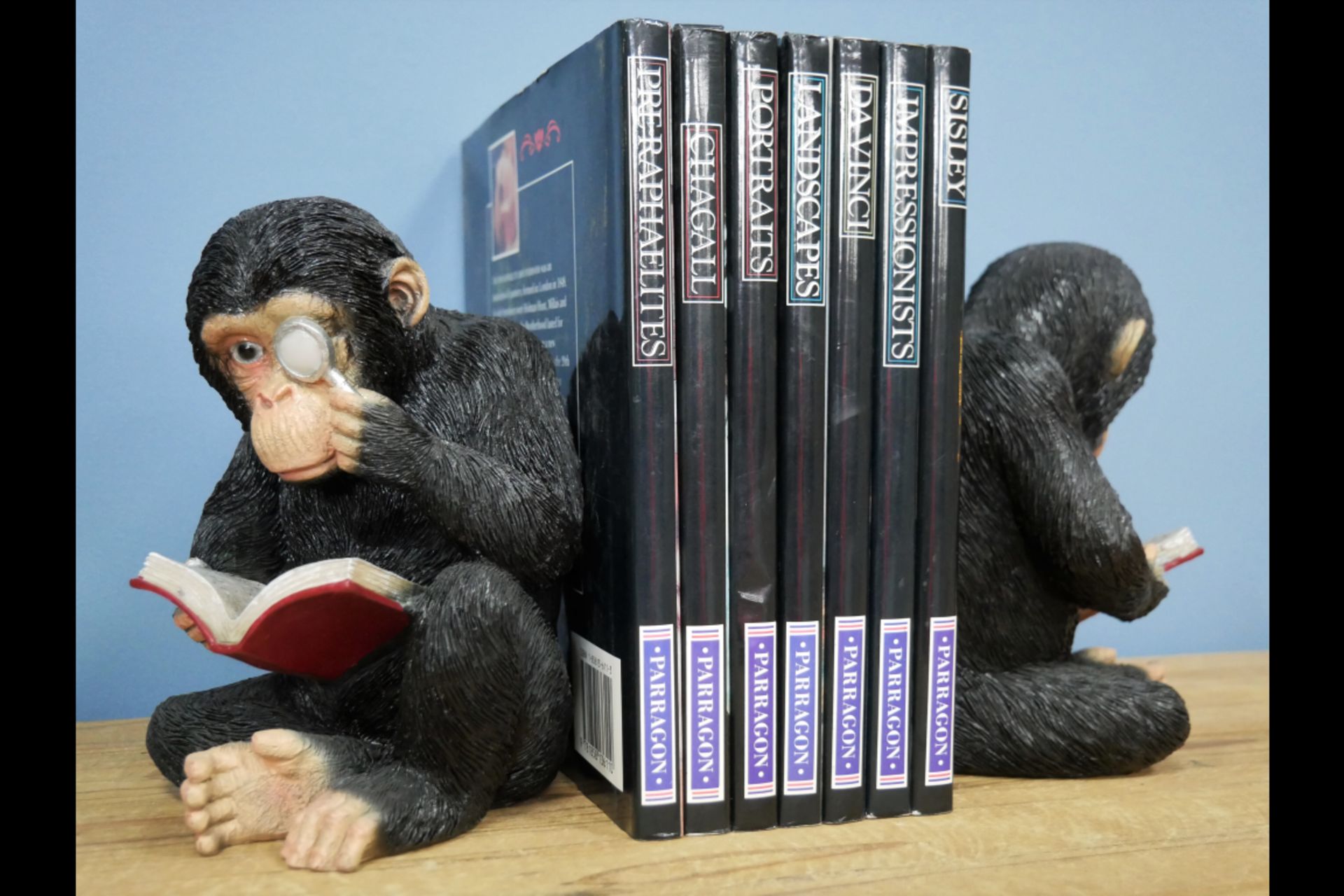 1x Monkey Bookends