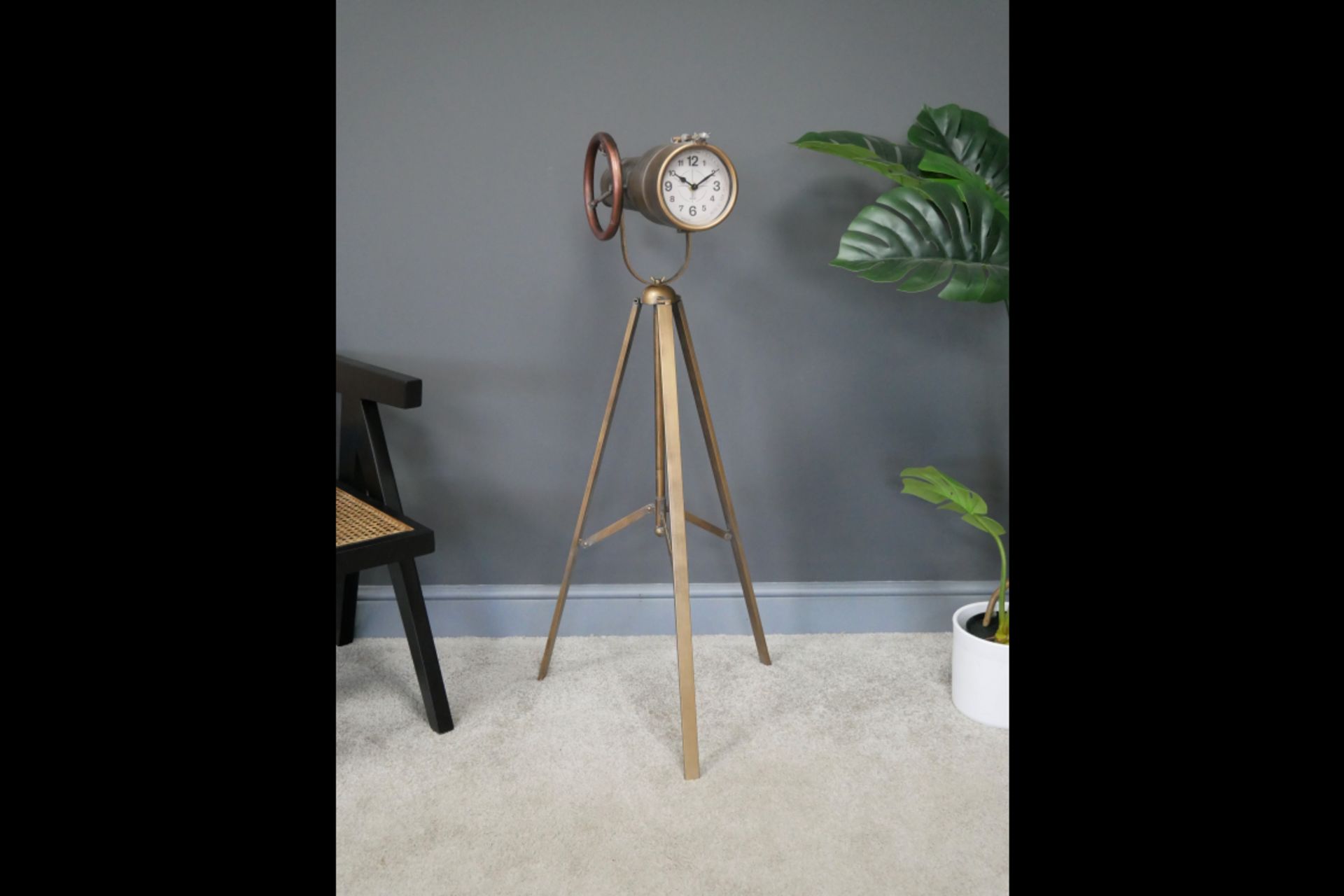 Antique Style Telescope Clock - Image 6 of 6