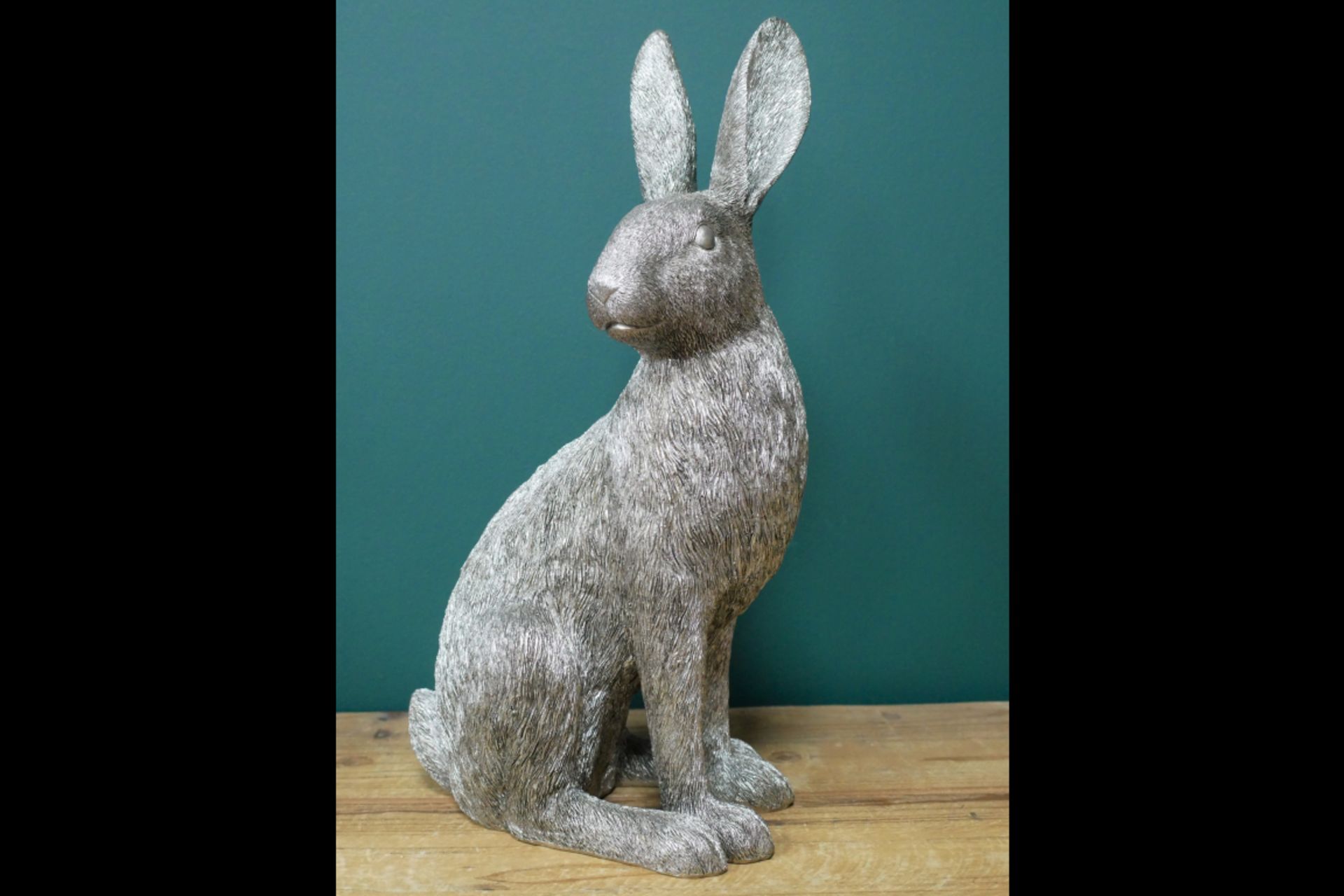 Large Silver Hare Ornament - Image 2 of 6