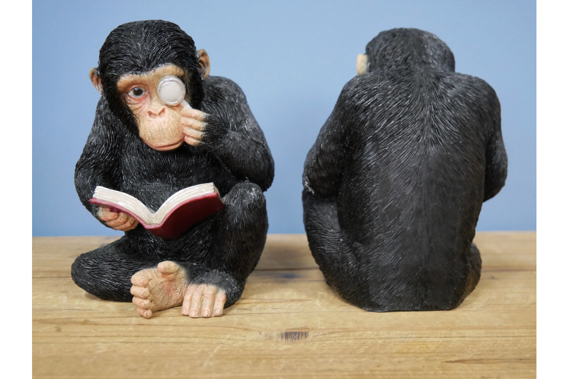 1x Monkey Bookends - Image 4 of 4