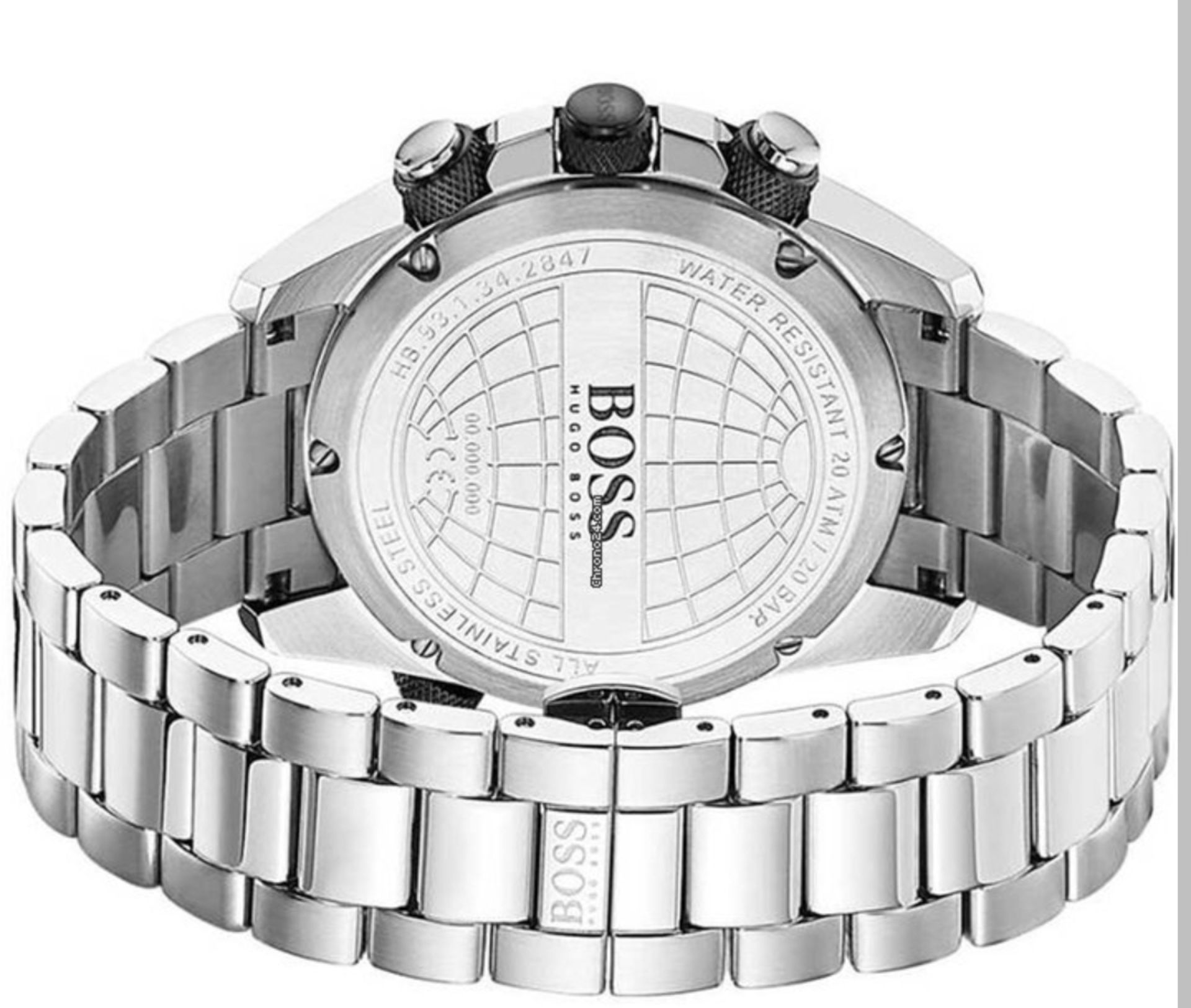 Hugo Boss 1513774 Men's Nomad Stainless Steel Bracelet Quartz Chronograph Watch - Image 6 of 8