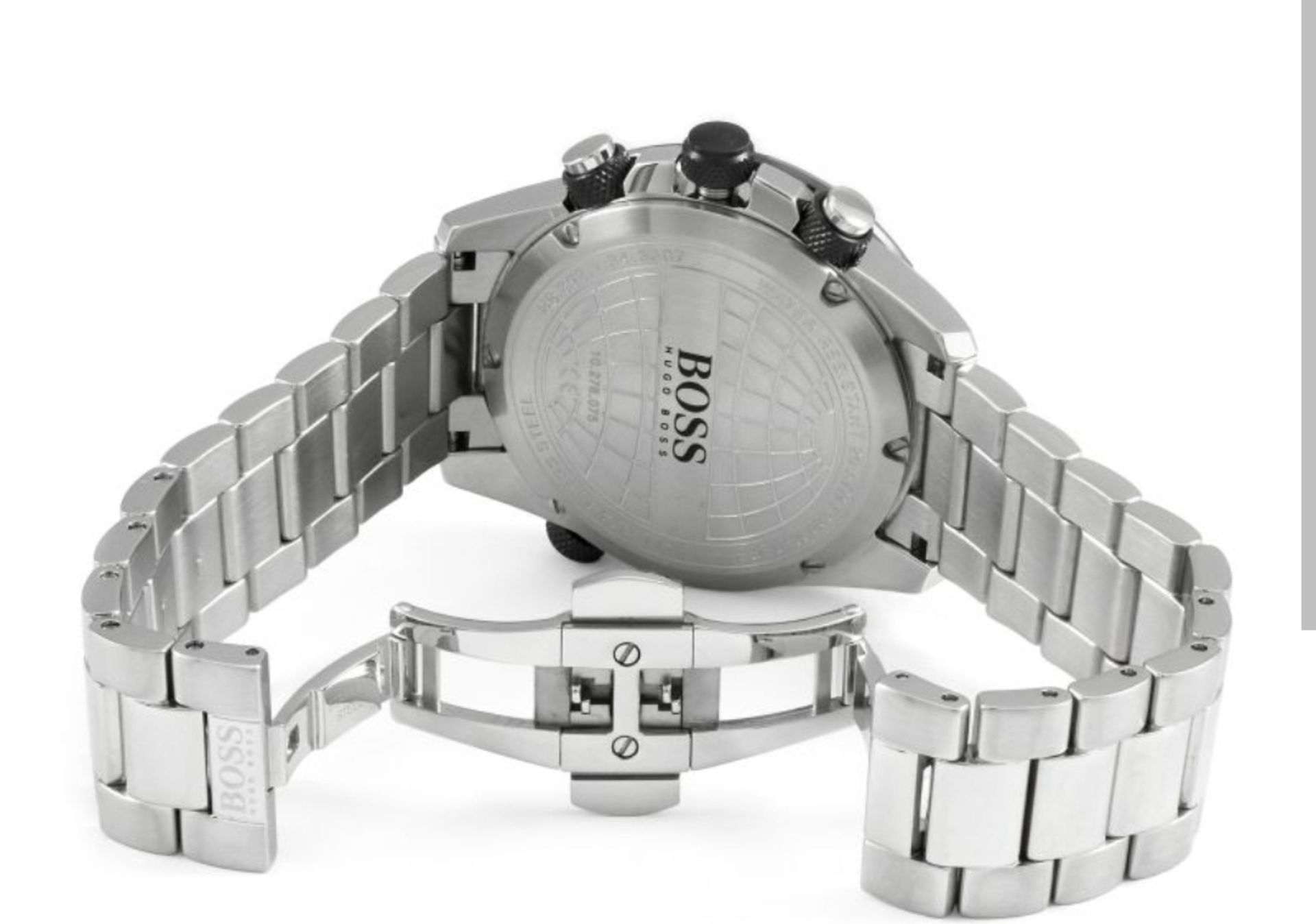 Hugo Boss 1513774 Men's Nomad Stainless Steel Bracelet Quartz Chronograph Watch - Image 7 of 8