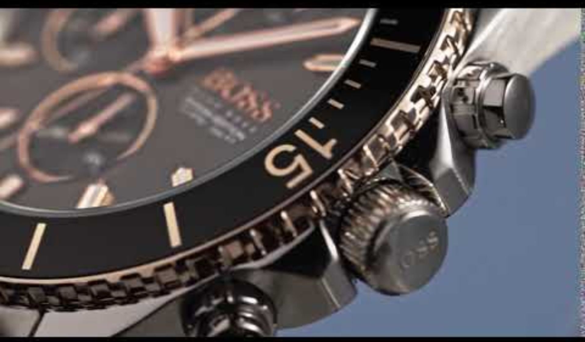 Hugo Boss 1513705 Men's Ocean Edition Two Tone Bracelet Chronograph Watch - Image 6 of 7