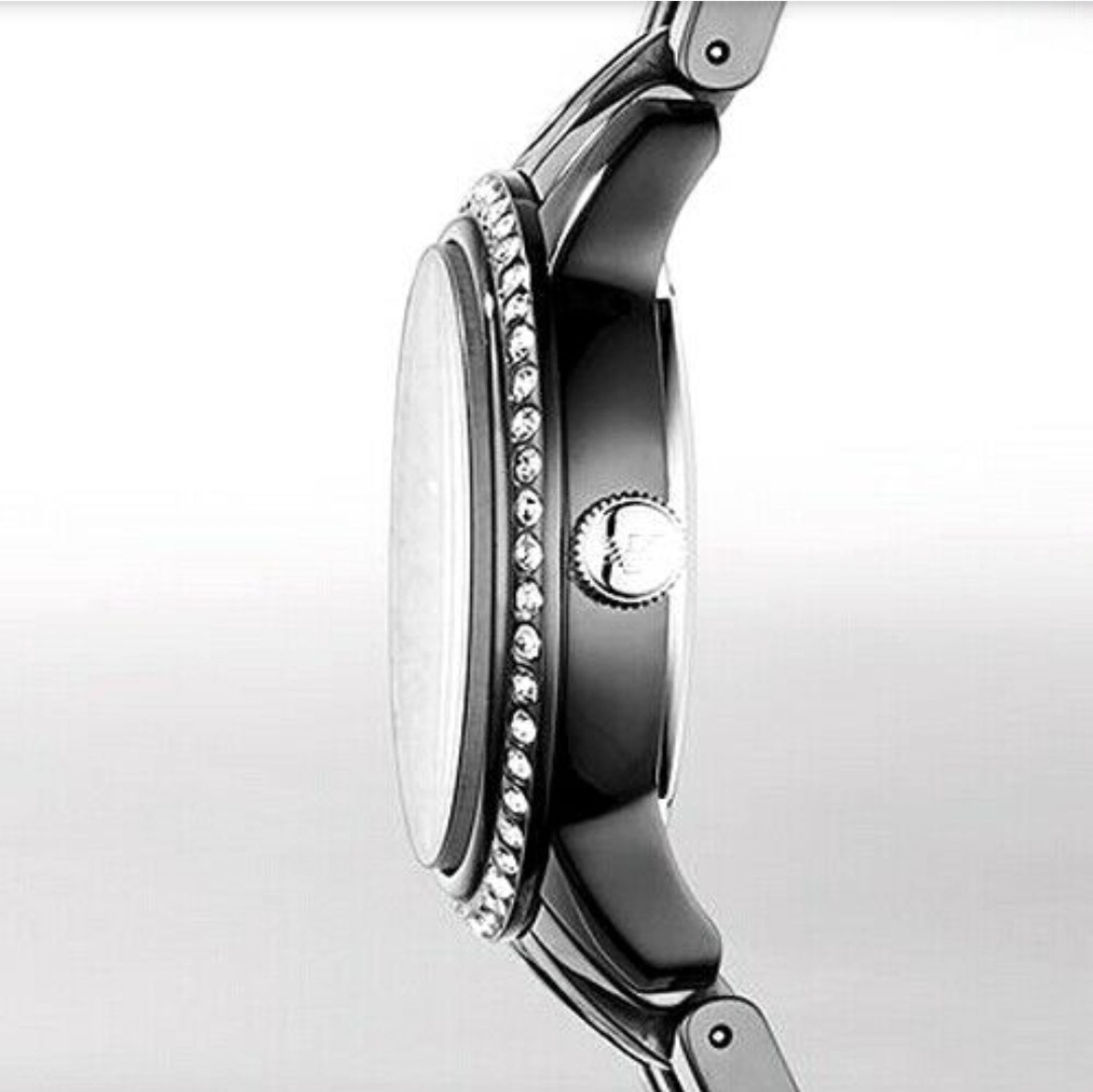 Emporio Armani AR1478 Ladies Black Ceramica Quartz Watch - Image 4 of 6