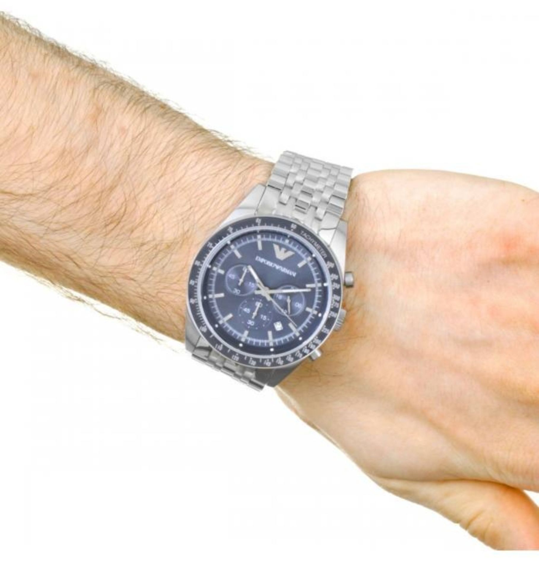 Emporio Armani AR6072 Men's Quartz Chronograph Designer Watch - Image 6 of 9