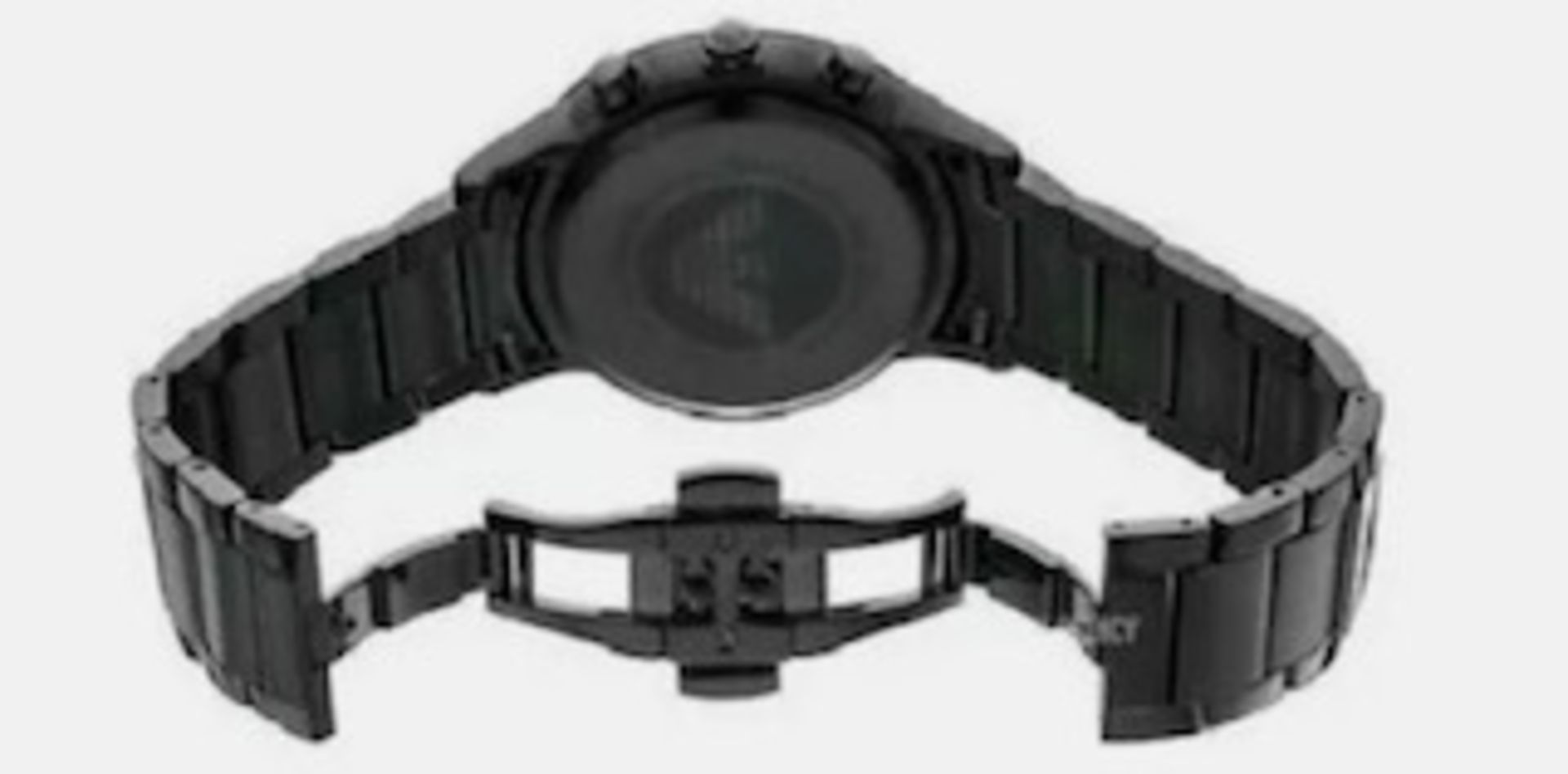 Emporio Armani AR2453 Men's Black Stainless Steel Bracelet Chronograph Watch - Image 3 of 6