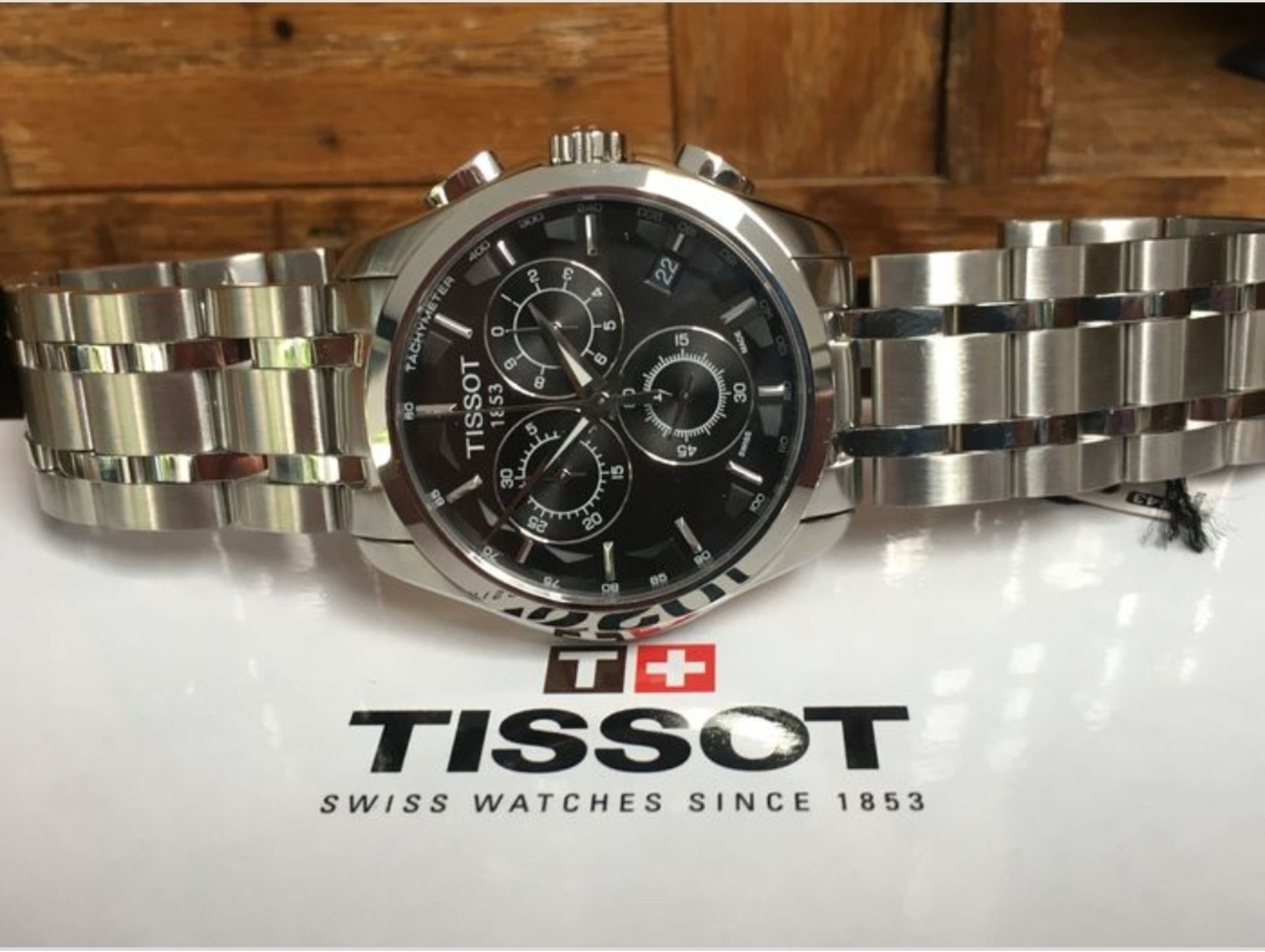 TISSOT T035.617.11.051.00 Men's Couturier Quartz Chronograph Watch - Image 9 of 10