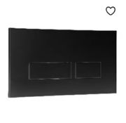 Brand New Boxed Flush Plate - Black RRP £50 **No Vat**