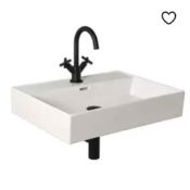 Brand New Boxed Noir White Veneto Basin - 600mm Noir White Veneto Basin RRP £200 *No VAT*