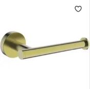 Brand New Boxed Aero Toilet Roll Holder - Brushed Brass RRP £30 *No VAT*