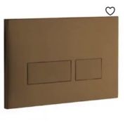 Brand New Boxed Flush plate - Brushed Bronze RRP £140 **No Vat**
