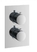 Brand New Boxed Round Shower Valve 1 Outlet Thermostatic - Chrome RRP £144 **NO VAT**