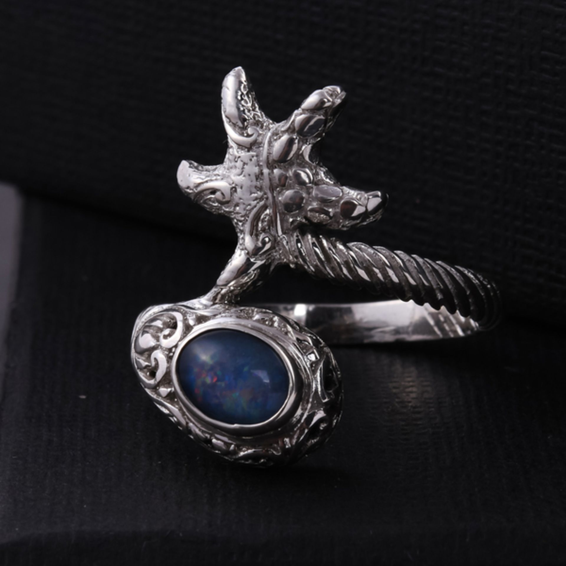 NEW!! Royal Bali Collection Australian Boulder Opal Ring