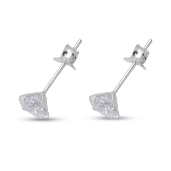 NEW!! ELANZA Simulated Diamond Stud Earrings - Set of 2 - Image 2 of 5