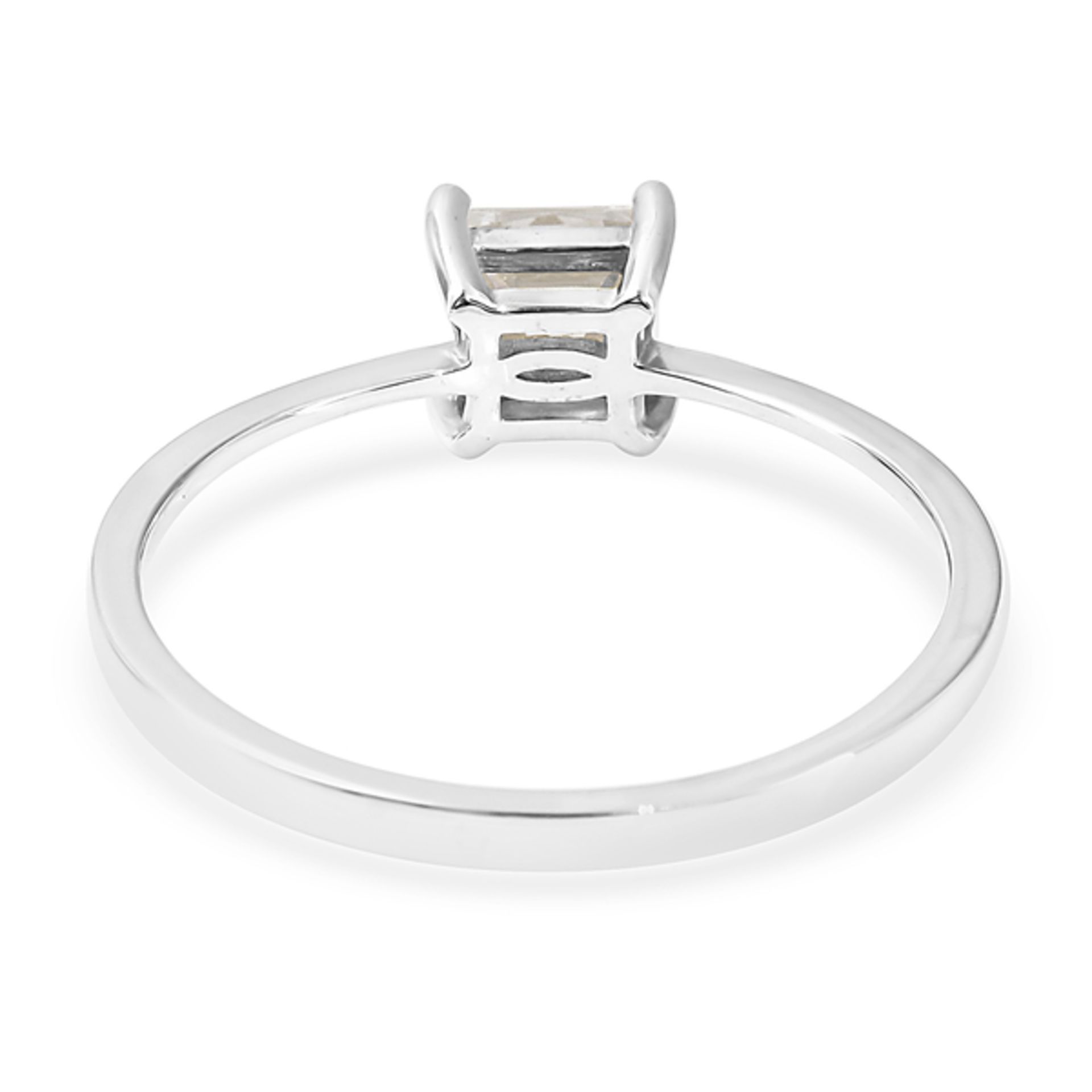 NEW!! J Francis Sterling Silver Solitaire Ring Made with SWAROVSKI ZIRCONIA - Image 3 of 3