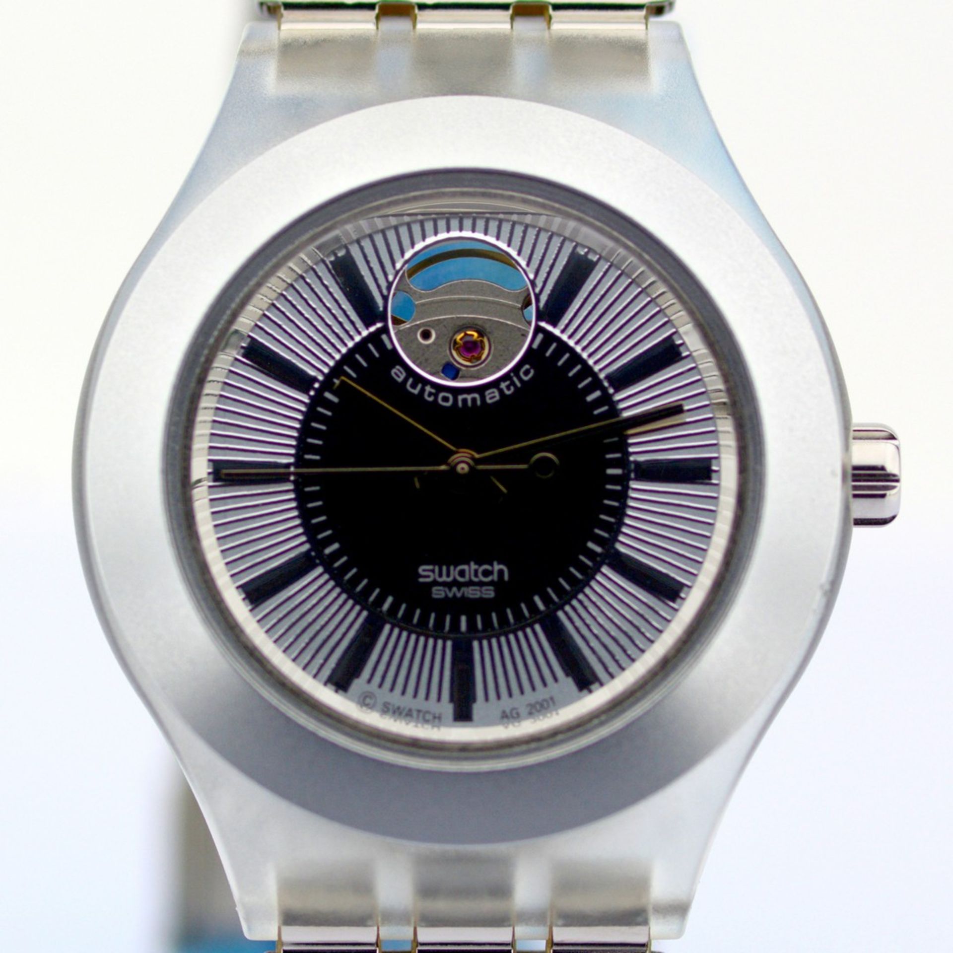 Swatch / Diaphane Irony Automatic - (Unworn) Unisex Steel Wrist Watch