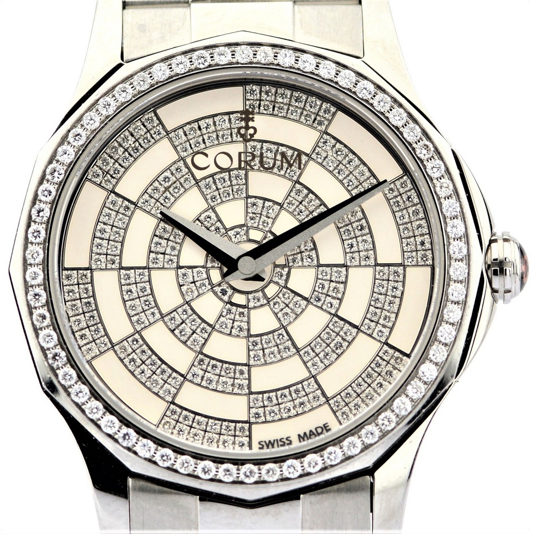 Corum / Admiral's Cup Legend Diamond - Unisex Steel Wrist Watch