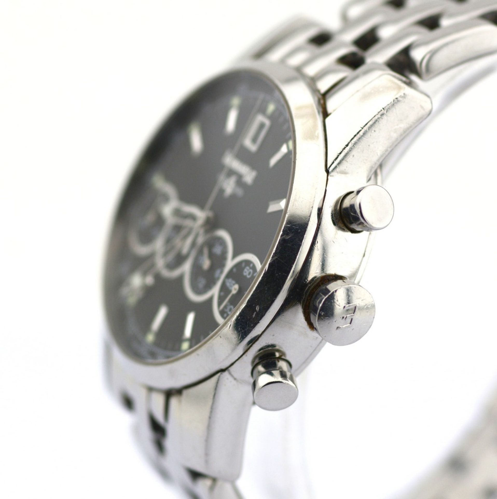 Eberhard & Co. / Chrono 4 Chronograph Automatic -Date - Gentlmen's Steel Wrist Watch - Image 3 of 8