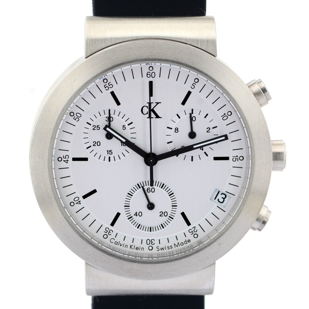 Calvin Klein / Chronograph - Gentlmen's Steel Wrist Watch