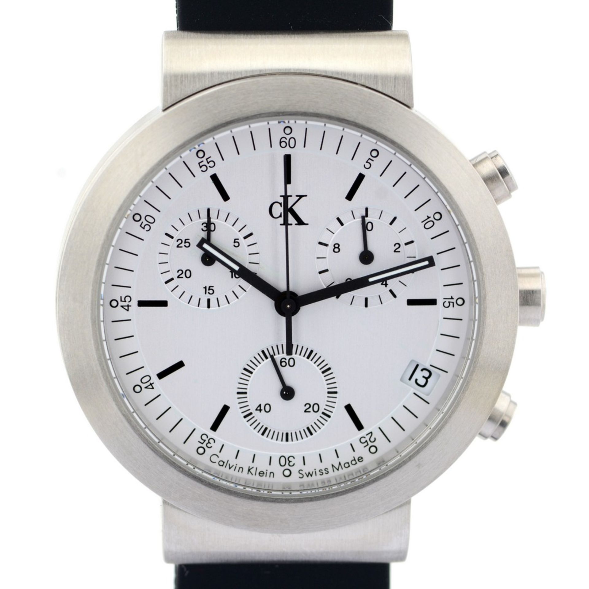 Calvin Klein / Chronograph - Gentlmen's Steel Wrist Watch