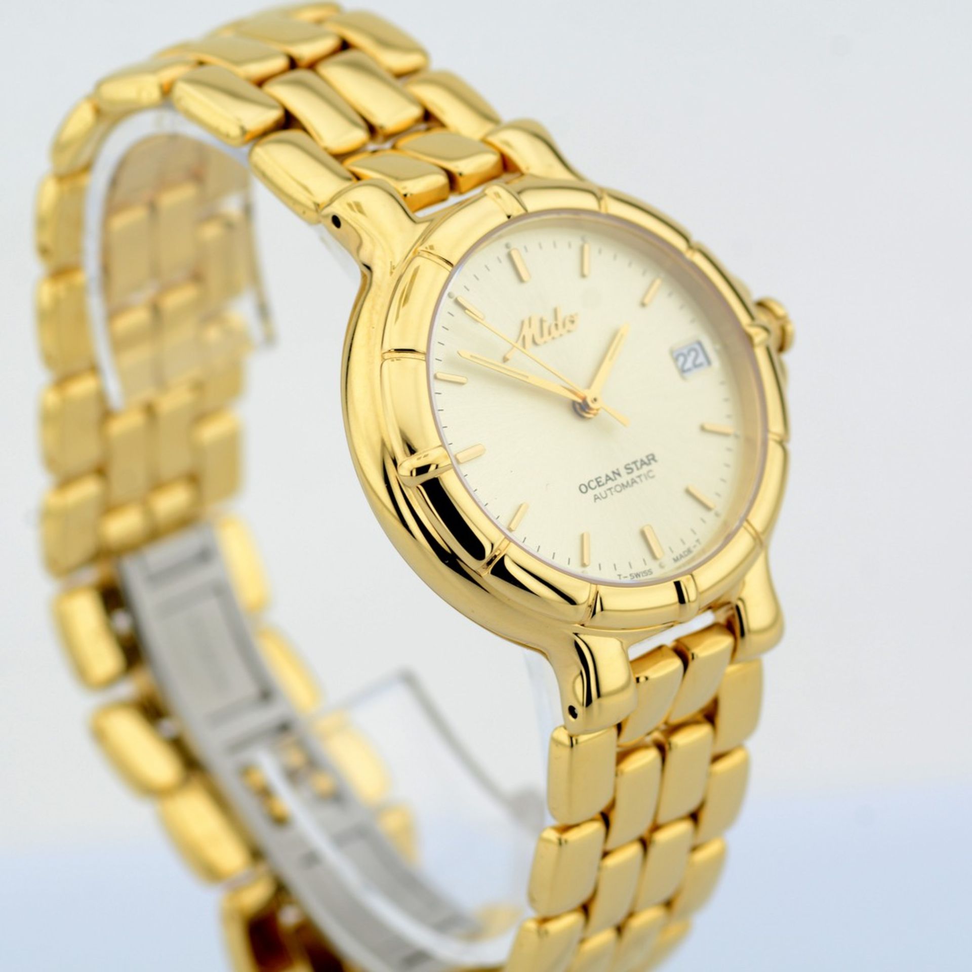 Mido / Ocean Star Automatic Date - Gentlmen's Gold-plated Wrist Watch - Image 4 of 8