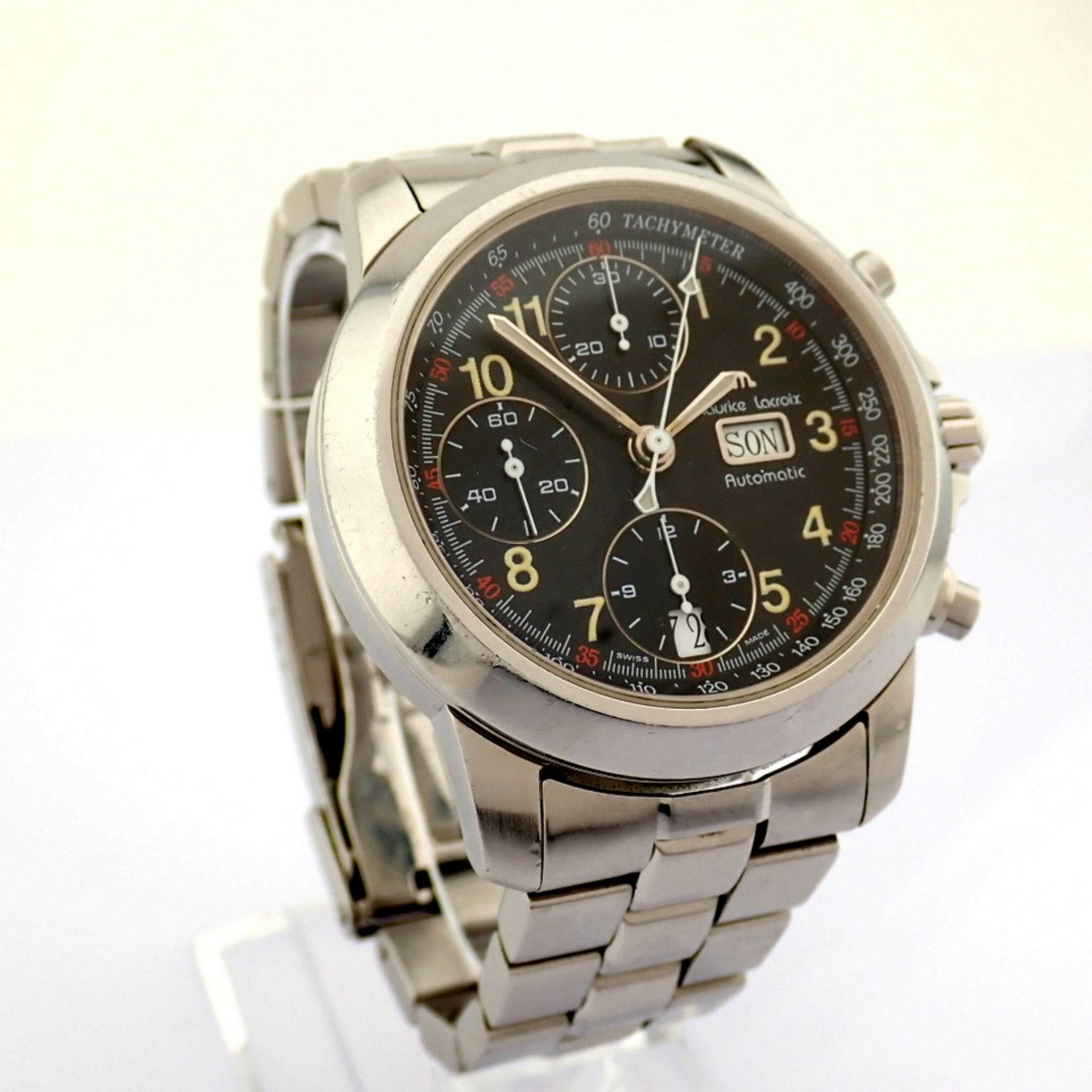 Maurice Lacroix / 39721 Automatic Chronograph - Gentlmen's Steel Wrist Watch - Image 4 of 19