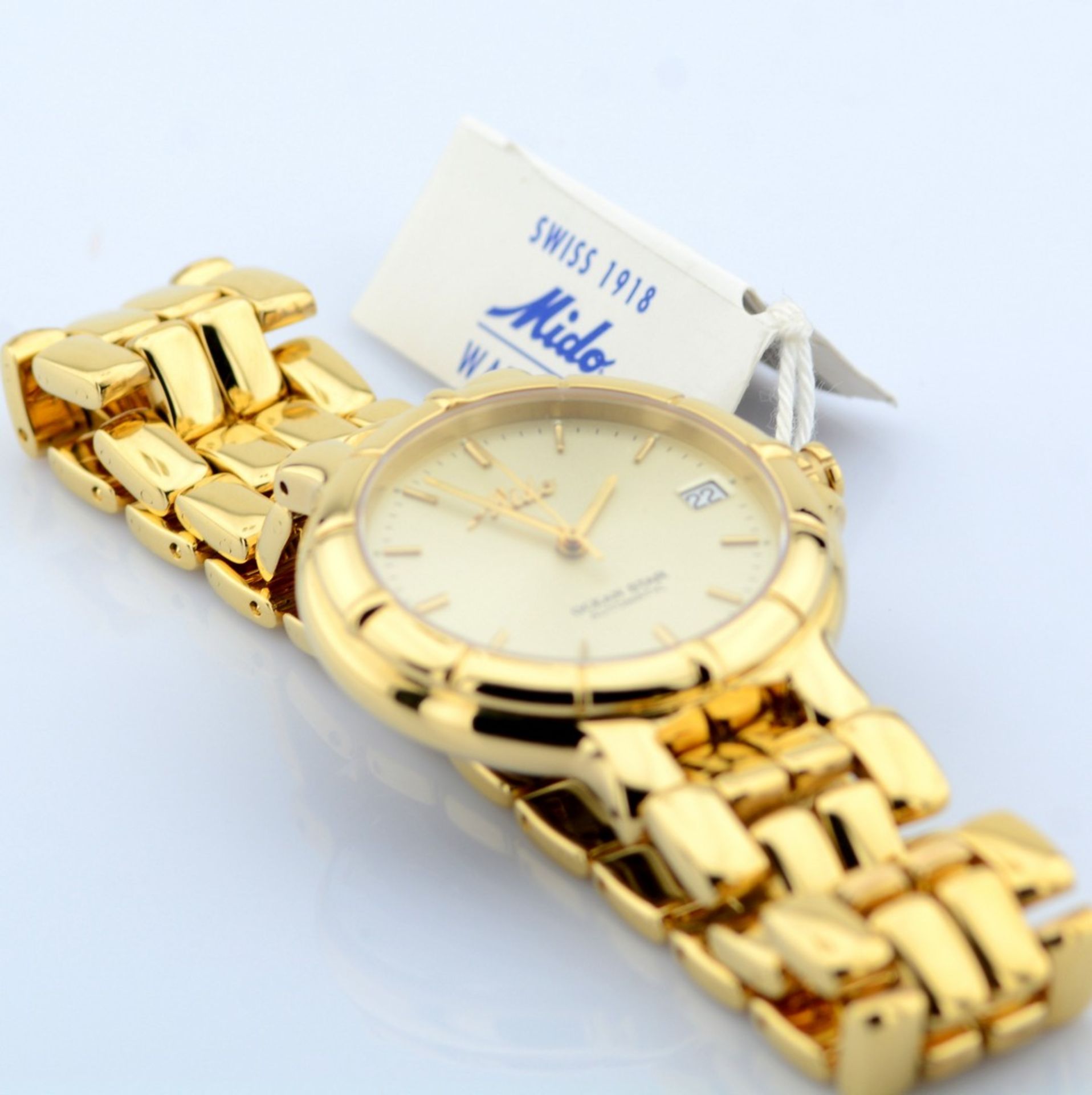 Mido / Ocean Star Automatic Date - Gentlmen's Gold-plated Wrist Watch - Image 7 of 8
