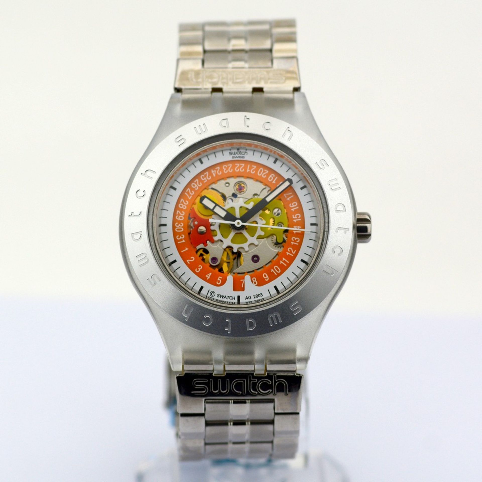 Swatch / Diaphane Irony Automatic - (Unworn) Unisex Steel Wrist Watch - Image 6 of 6