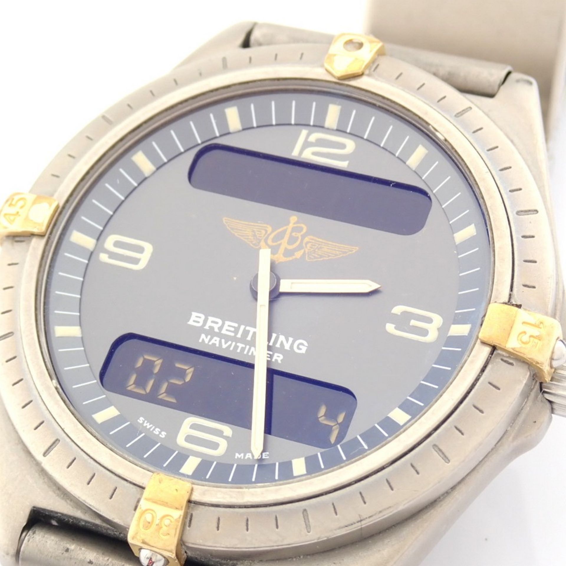 Breitling / Navitimer 80360 - Gentlmen's Titanium Wrist Watch - Image 7 of 16