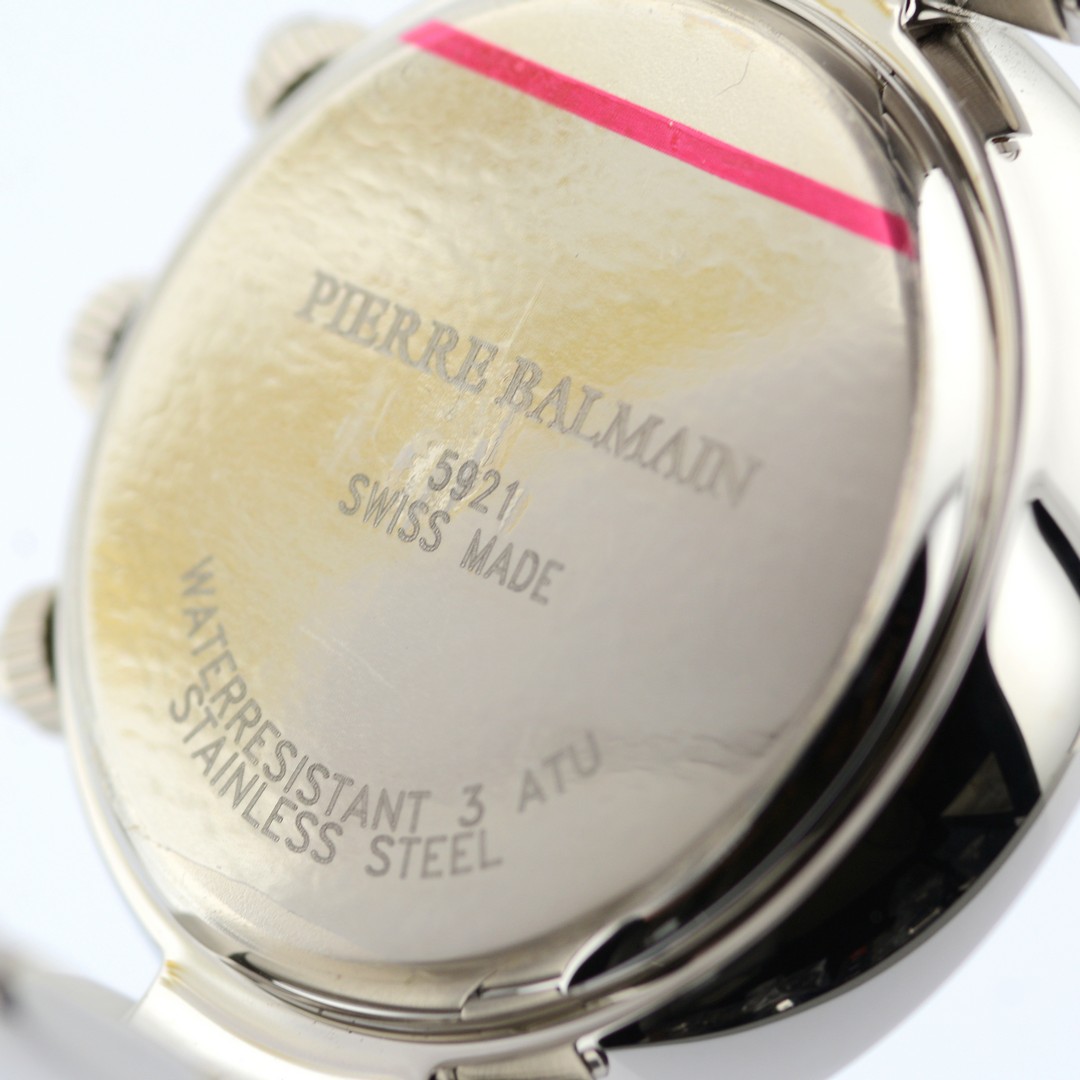 Pierre Balmain / Swiss Chronograph Date - Gentlmen's Steel Wrist Watch - Image 6 of 7