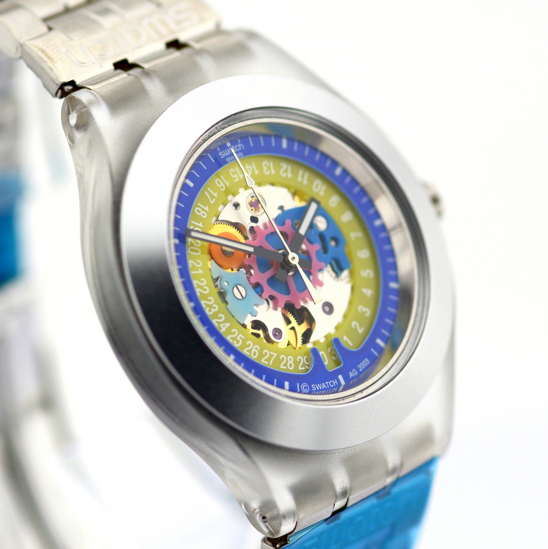 Swatch / Diaphane Irony Automatic - (Unworn) Unisex Steel Wrist Watch - Image 3 of 7