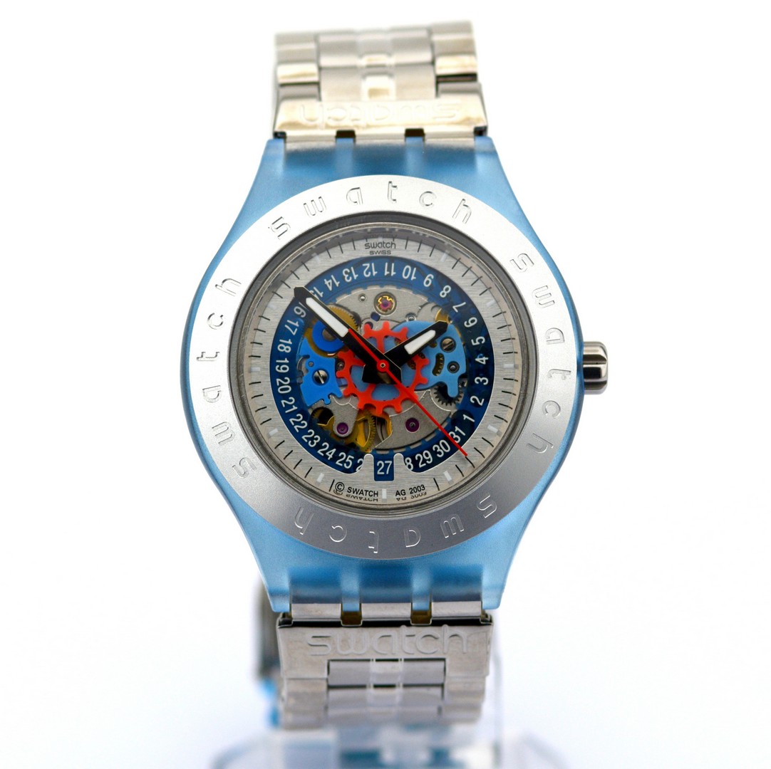 Swatch / Diaphane Irony Automatic - (Unworn) Unisex Steel Wrist Watch - Image 6 of 6