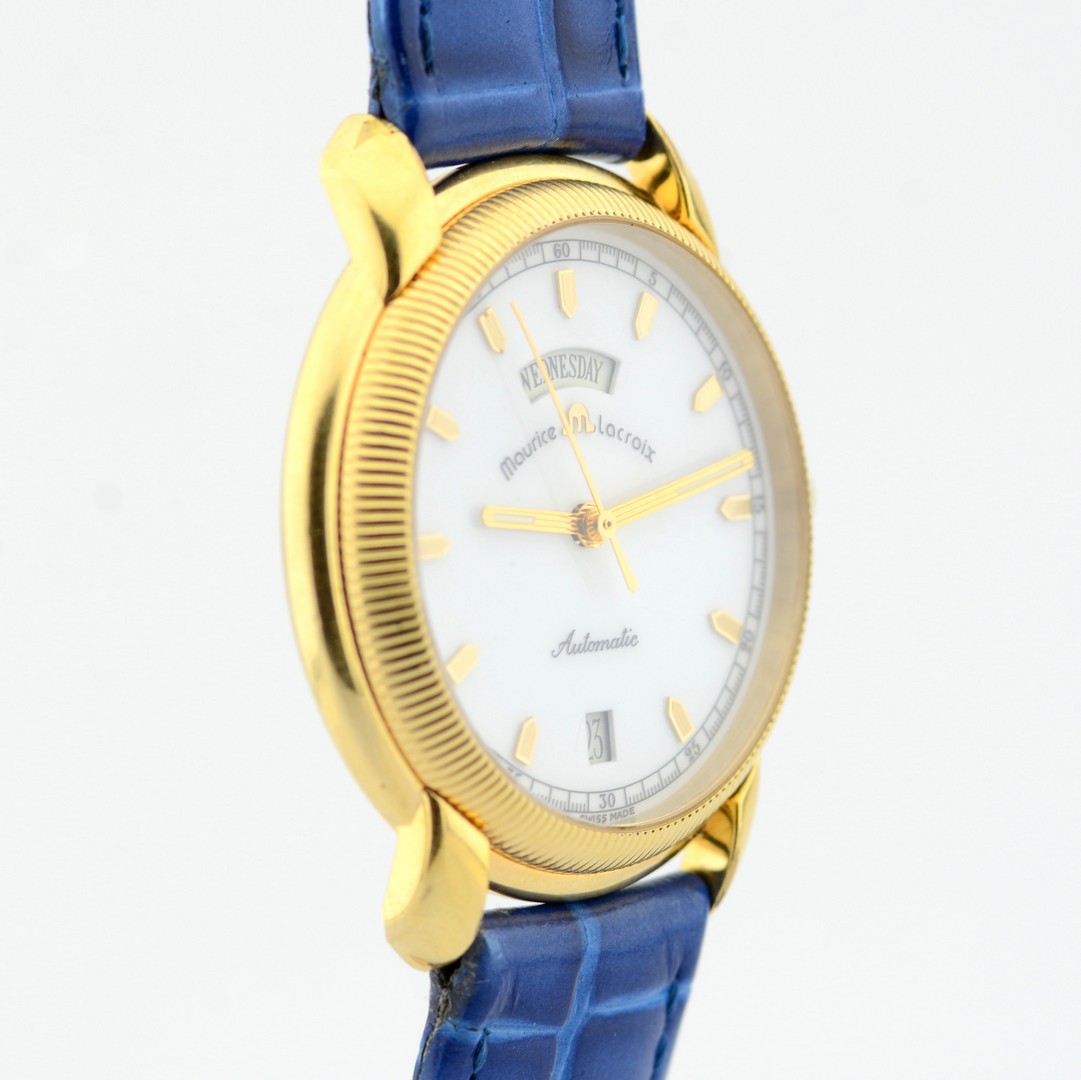 Maurice Lacroix / Automatic Day-Date - Gentlmen's Gold/Steel Wrist Watch - Image 4 of 8