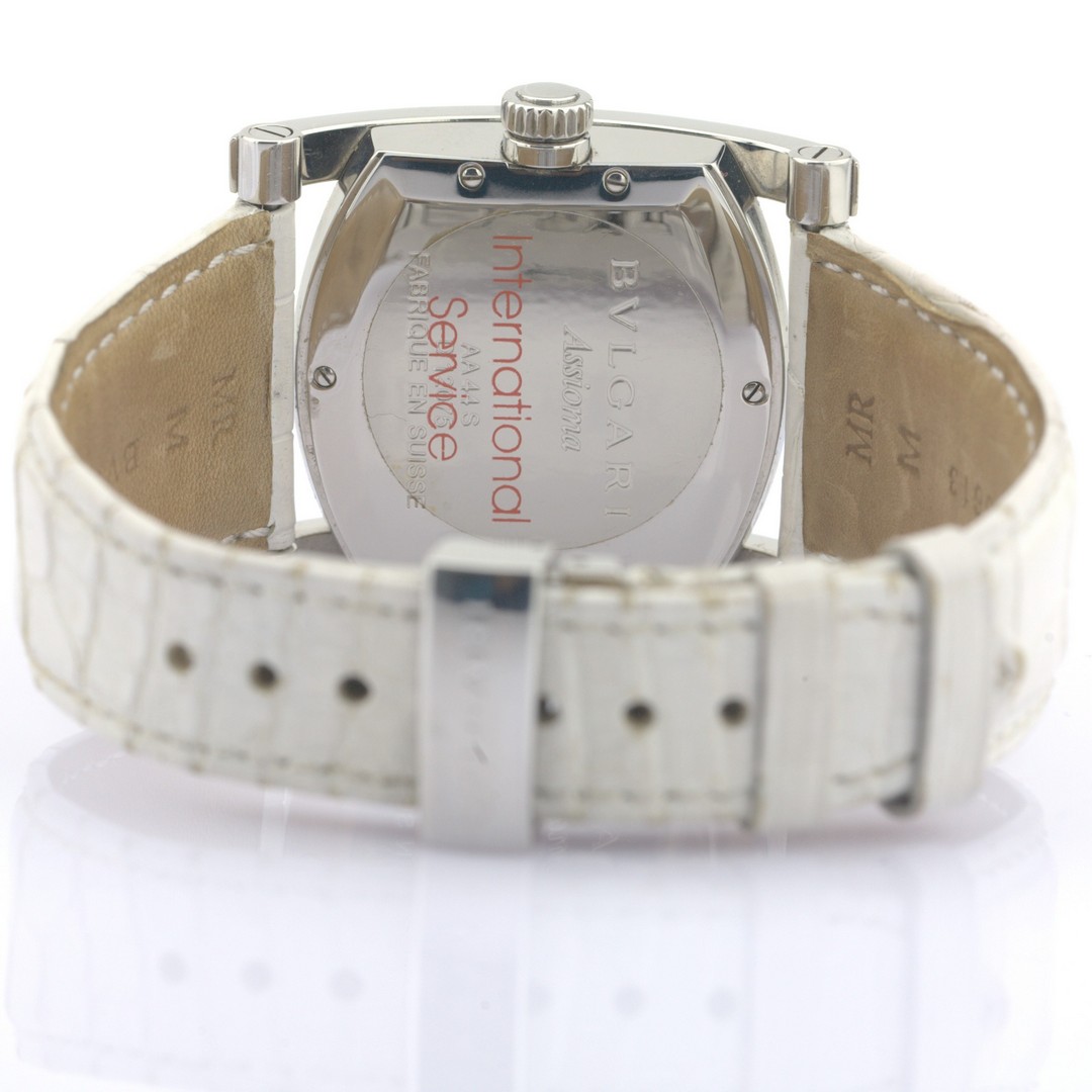 Bvlgari / AA44S Diamond Mother of pearl dial - Gentlmen's Steel Wrist Watch - Image 9 of 11