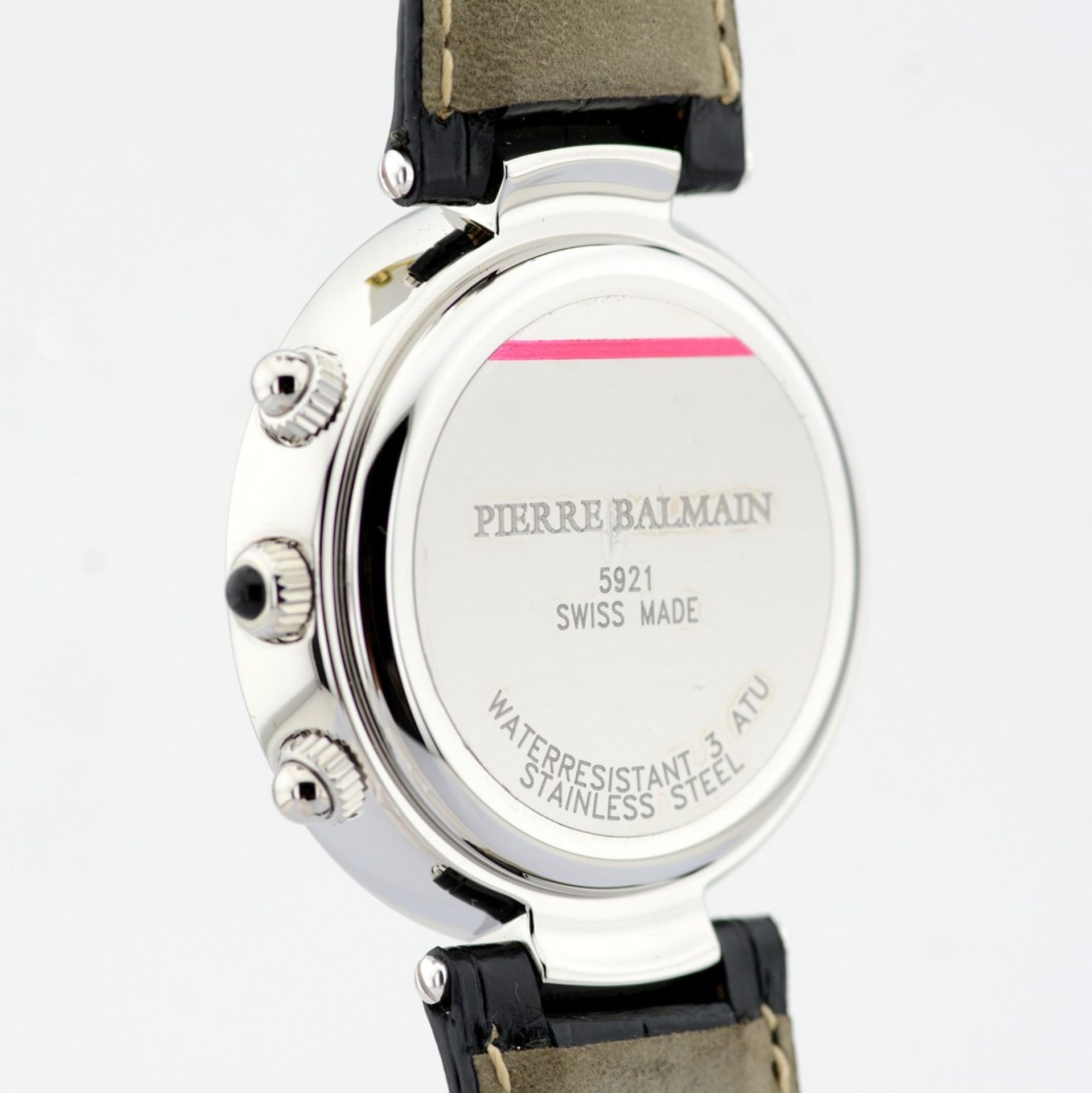 Pierre Balmain / Swiss Chronograph Date - Gentlmen's Steel Wrist Watch - Image 6 of 10